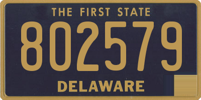 DE license plate 802579