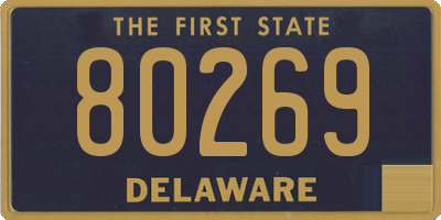 DE license plate 80269