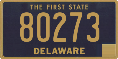 DE license plate 80273
