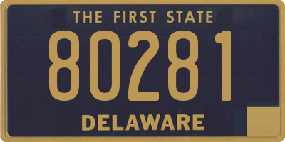 DE license plate 80281