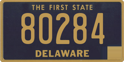 DE license plate 80284