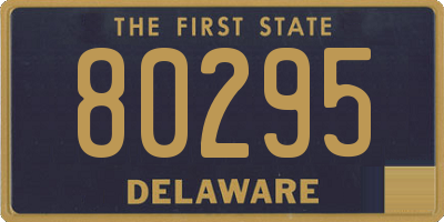 DE license plate 80295