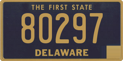 DE license plate 80297