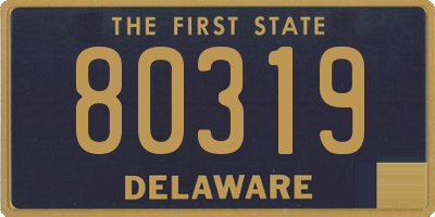 DE license plate 80319