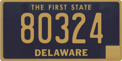 DE license plate 80324