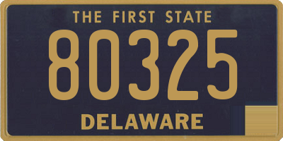 DE license plate 80325
