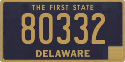 DE license plate 80332