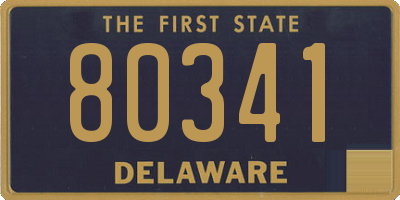 DE license plate 80341