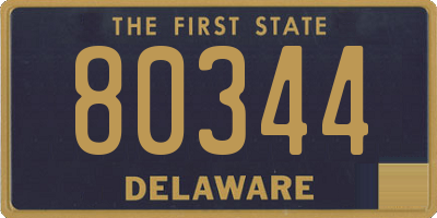 DE license plate 80344