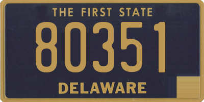 DE license plate 80351
