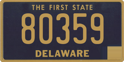 DE license plate 80359