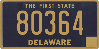 DE license plate 80364