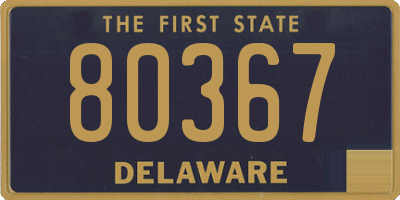 DE license plate 80367