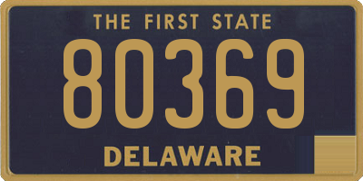 DE license plate 80369