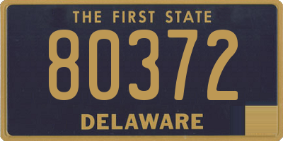 DE license plate 80372