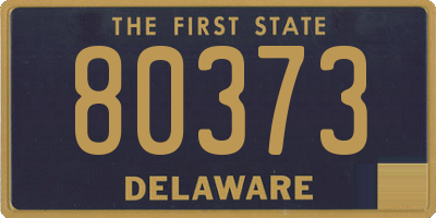 DE license plate 80373