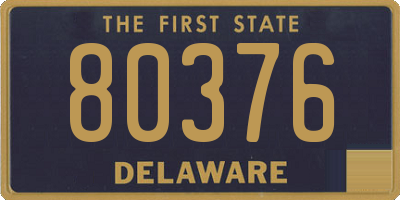 DE license plate 80376