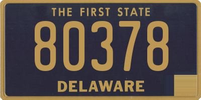 DE license plate 80378