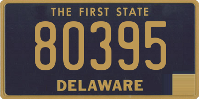 DE license plate 80395