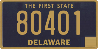 DE license plate 80401