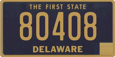 DE license plate 80408
