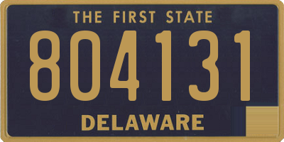 DE license plate 804131