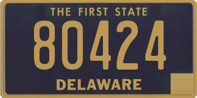DE license plate 80424