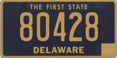 DE license plate 80428