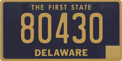 DE license plate 80430