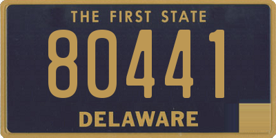 DE license plate 80441