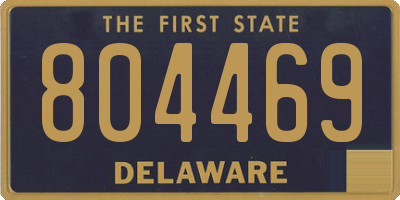 DE license plate 804469
