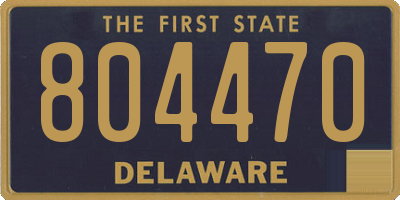DE license plate 804470