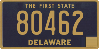 DE license plate 80462
