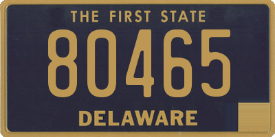 DE license plate 80465