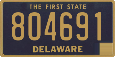 DE license plate 804691