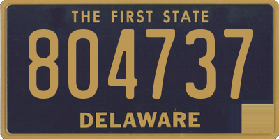 DE license plate 804737
