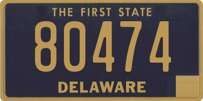 DE license plate 80474
