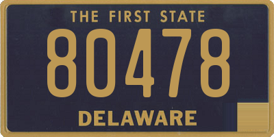 DE license plate 80478