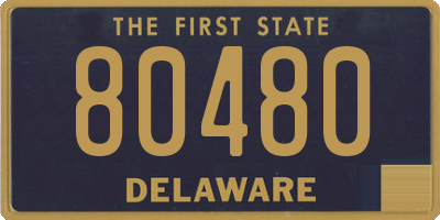 DE license plate 80480