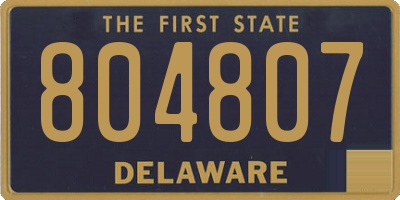 DE license plate 804807