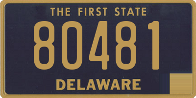 DE license plate 80481