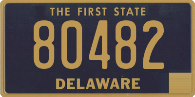 DE license plate 80482