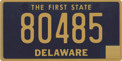 DE license plate 80485