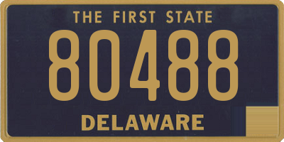 DE license plate 80488