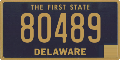 DE license plate 80489