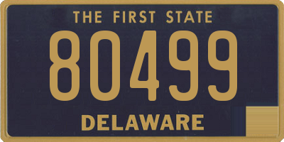 DE license plate 80499