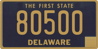 DE license plate 80500