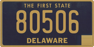 DE license plate 80506