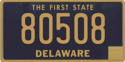 DE license plate 80508