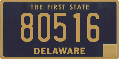 DE license plate 80516